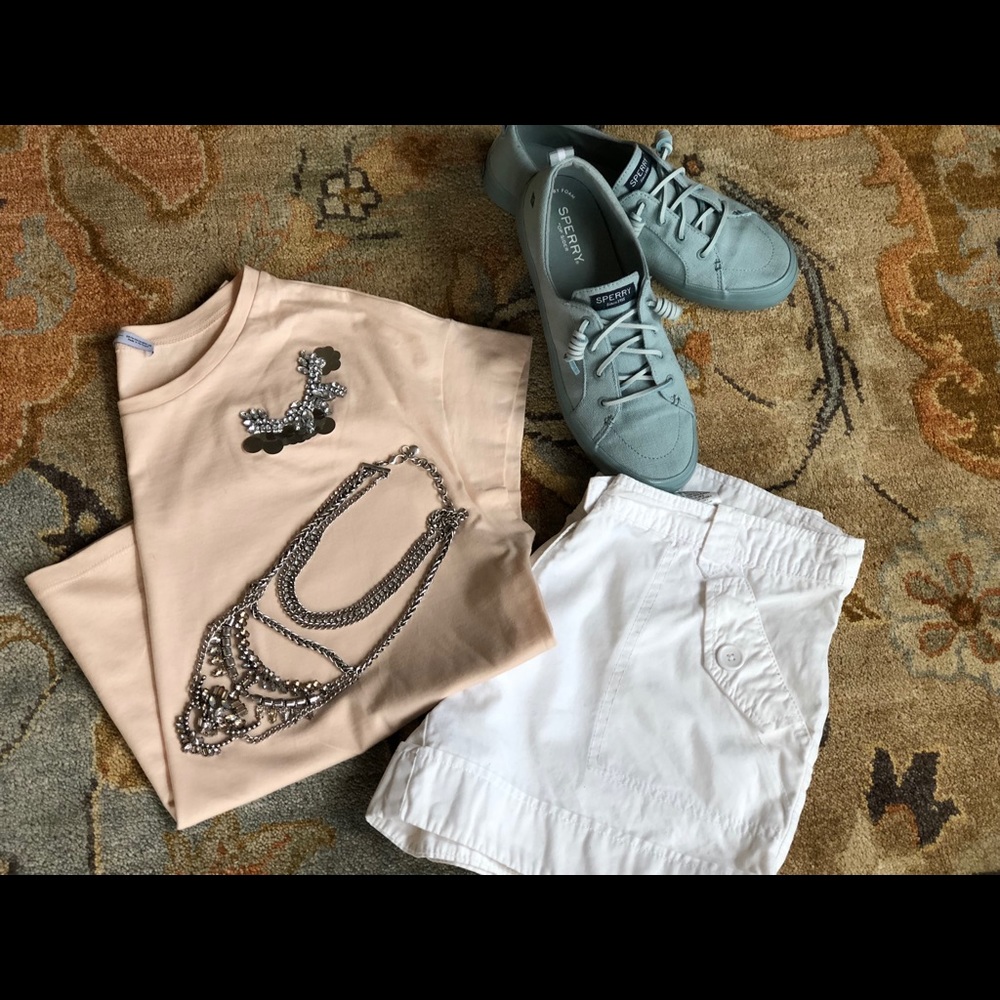 ZARA DECORATIVE COTTON TEE